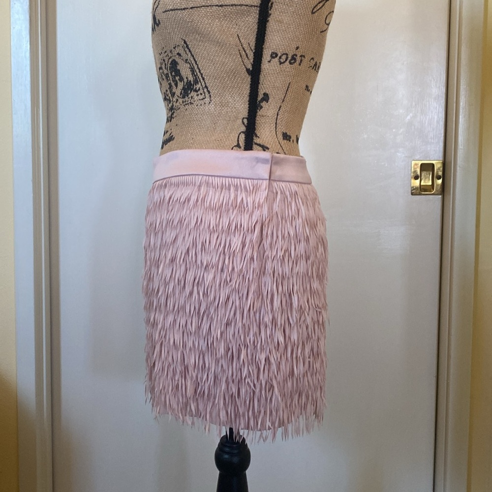 Express Pink Ruffled Mini Skirt - Picture 3 of 7